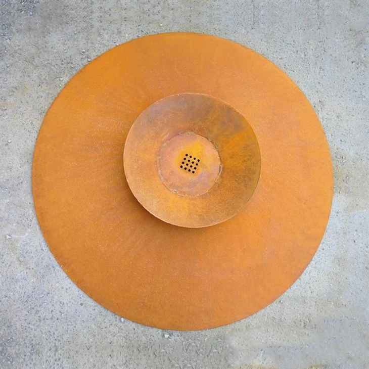 Corten Steel Multi-functional Brazier For Heating