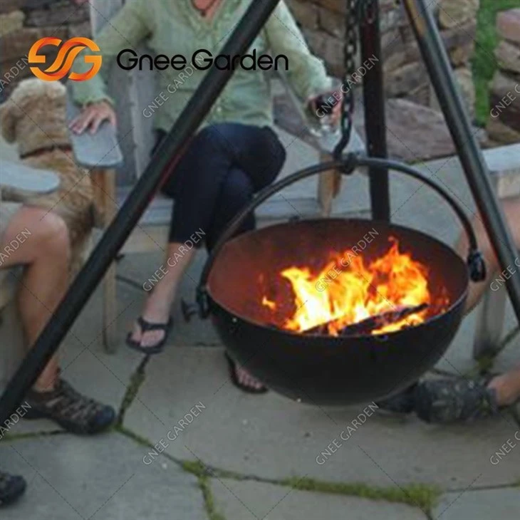 Factory Garden Corten Steel BBQ Fire Pit