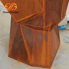 مجسمه های باغ فلزی Corten Diy