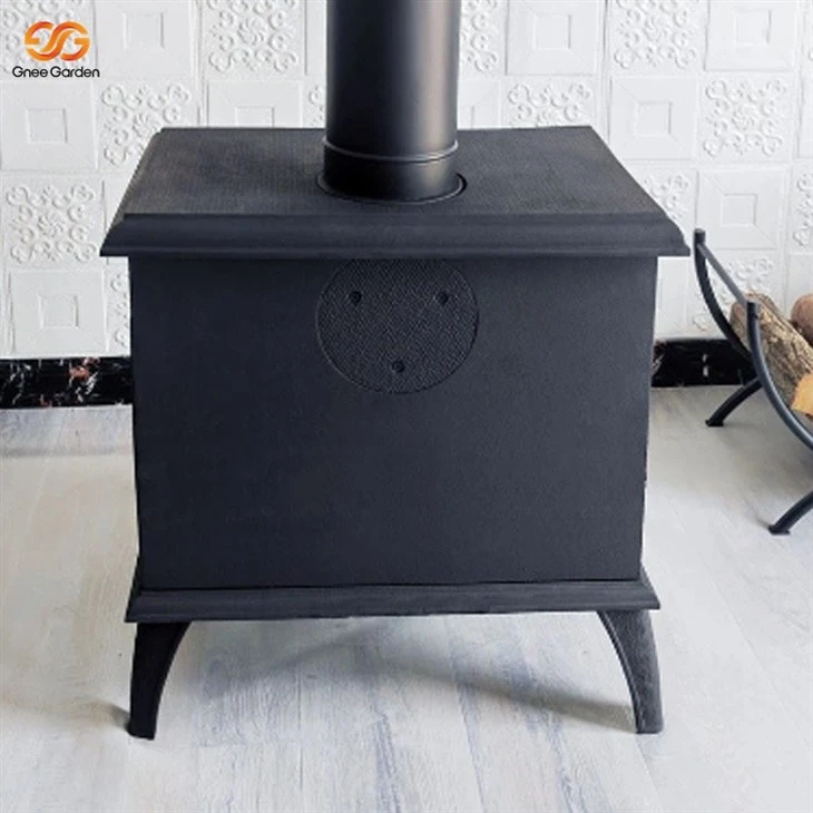 Freestanding fireplace for living room