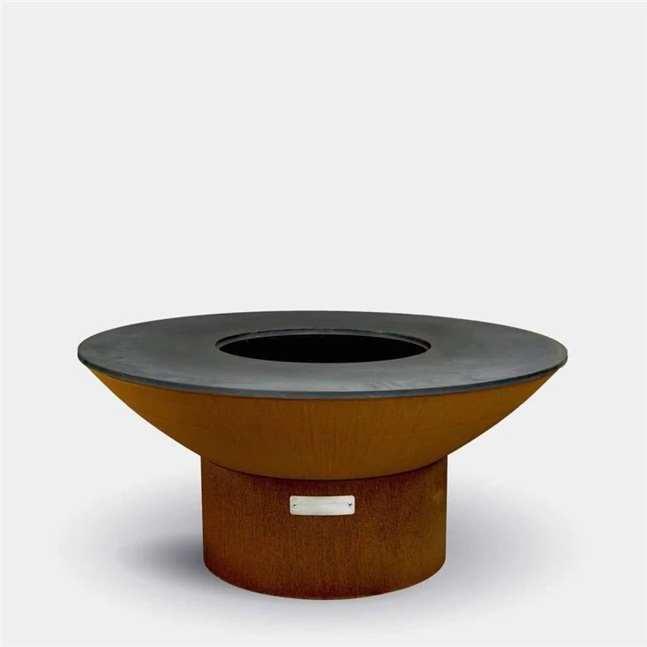 Wood Burning Corten Steel Fire Metal BBQ Grill