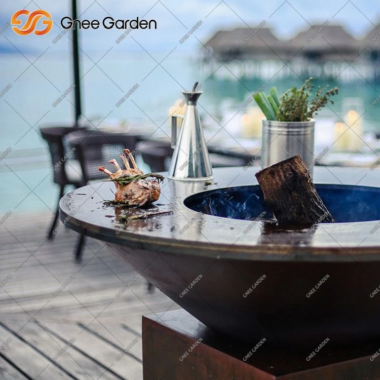 Corten Steel barbecue grills on sale