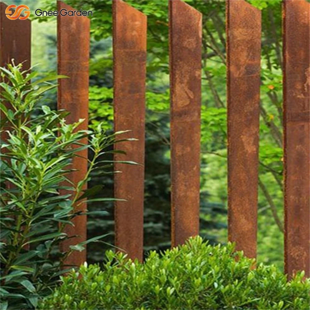 Modern Weathering Steel Fence Panels Modern Weathering Steel Fence Panels